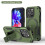 (iPhone 15 Pro, Armeegrün) iPhone Hülle stoßfest mit Ständer und Magnetring 1