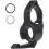Flashlight Ring, 1'' Tatcical Flashlight Adapter Ring with Pocket Clip Flashlight Finger Release Ring for SureFire Flashlight 4