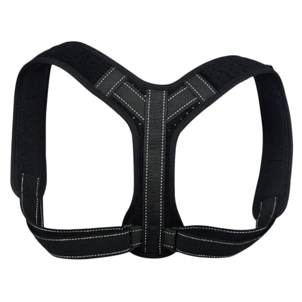 Adjustable Posture Corrector Back Brace with Widened Shoulder Straps and Lumbar Support for Men and Women Size L