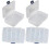 Clear Storage Boxes 4 Pack, Transparent Craft Organizer for Small Items, Durable and Easy Carry 3