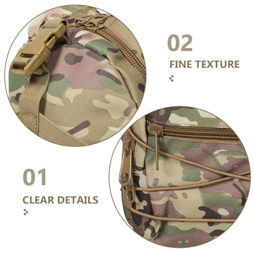 Camouflage Hiking Backpack Waterproof Daypack for Men with Large Capacity and Ergonomic Support 2