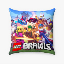 AIVO LEGO Brawls Brugerdefineret Pudebetræk Fantastisk Personlig Spundet Firkantet