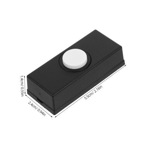 Vintage Doorbell Button Retro Wall Mounted Push Switch Replacement for Wired Chime Decor 1