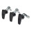 Electrical Box Lock Compression T Handle Cam Lock Silver Secure Keyed Access for Control Cabinet 1Pcs 3