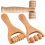 3pcs Massage Roller Body Roller Multi-functional Foot Massager Wooden Roller Massager Tool 3