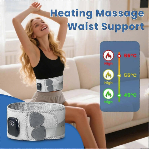 (Μπλε) Ζώνη Hugterra, Hugterra Belt Massager 2025, Ζώνη Ισχιαλγίας 3 σε 1 1