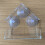 Hrănitoare pentru păsări din acril transparent cu 3 ventuze 4