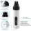 Heusom Silent Groom Pro Nail Grinder για σκύλους, Επαναφορτιζόμενη ηλεκτρική μηχανή νυ 4