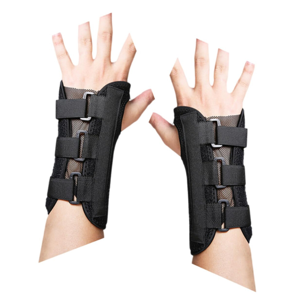 Breathable Wrist Brace for Carpal Tunnel, Adjustable Splint Support for Pain Relief and Typing