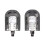 Pédale pliable bleue bilatérale (lot de 2) 3