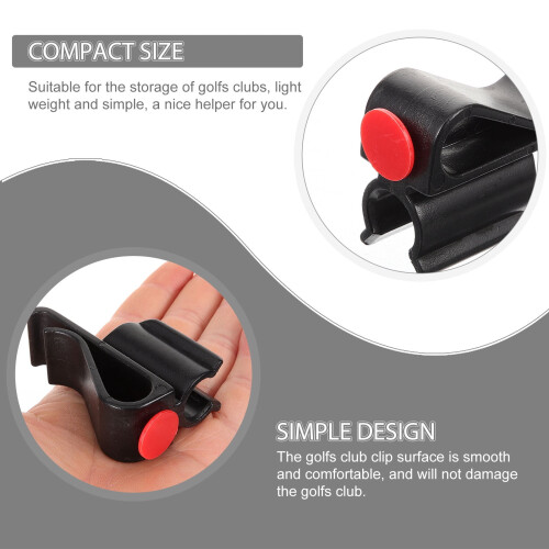 Golf Putter Clip Holder Black 1 Pack 2