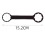 Bike Front Fork Spanner Double Head Alloy2pcs 3