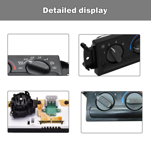 Climate Control Panel for Chevy GMC 19982005 Black Replacement with Digital Display and Accurate Temperature Control 2