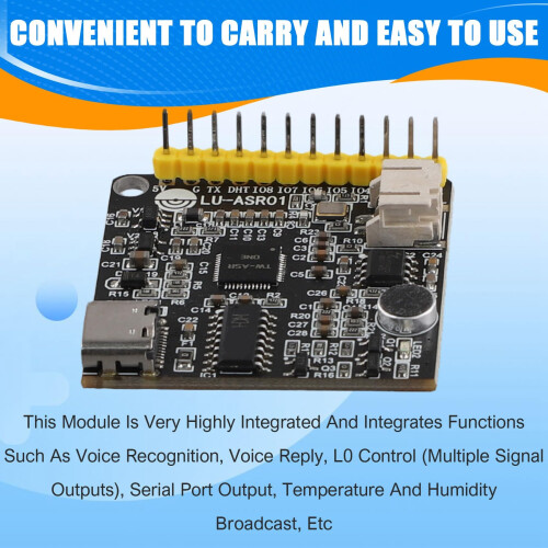 LUASR01 Voice Recognition Module Offline Voice Control for Arduino Smart Home 1