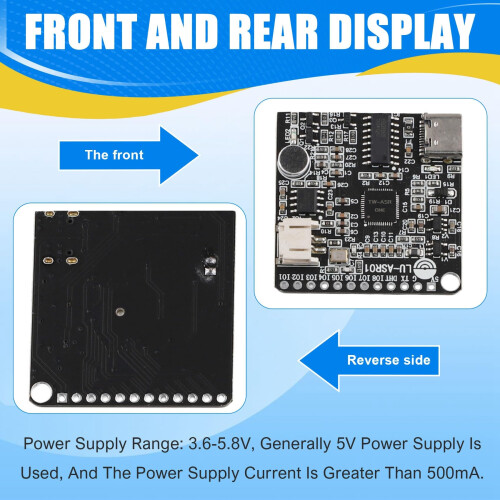 LUASR01 Voice Recognition Module Offline Voice Control for Arduino Smart Home 2
