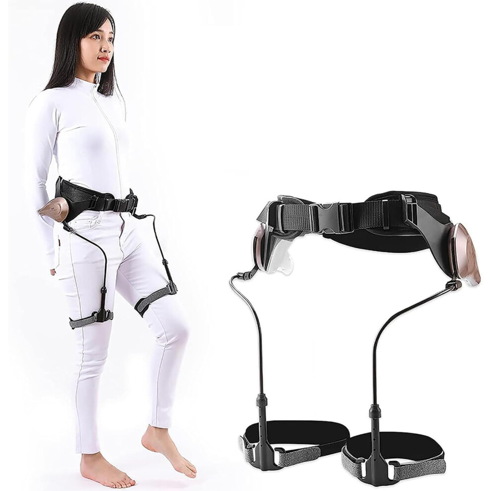 Rehabilitation Walker for Stroke Recovery, SingleLeg Bionic Gait Training Device with Adjustable Waist Fit