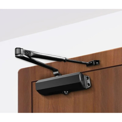 Automatic Door Closer Hydraulic Adjustable Speed Soft Silent Operation for Heavy Doors Large Size 1