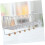 Wall Mounted Coat Rack with Shelf, Durable Iron Construction, Space Saving Home Organizer White 5