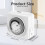 1Pc/2Pcs 24 Hour Mechanical Outlet Timer Plug with Dual Outlets, Energy Saving 3 Prong Indoor Timer for Lights 2