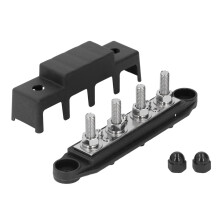 48V Bus Bar 250A M8 Stud Power Distribution Block for RV Marine and Automotive Clean Wiring Layout