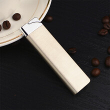 Windproof Butane Lighter T4 Slim Refillable Metal Torch with Adjustable Jet Flame, Pocket Gift for Men