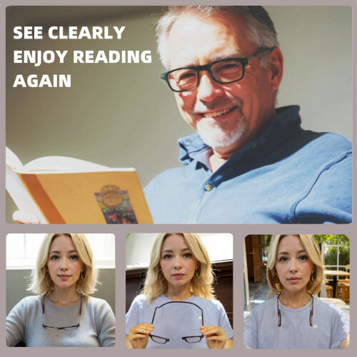 2 Pack Blue Light Blocking Reading Glasses 3.0x with Adjustable Magnetic Bridge Bifocal Black 1
