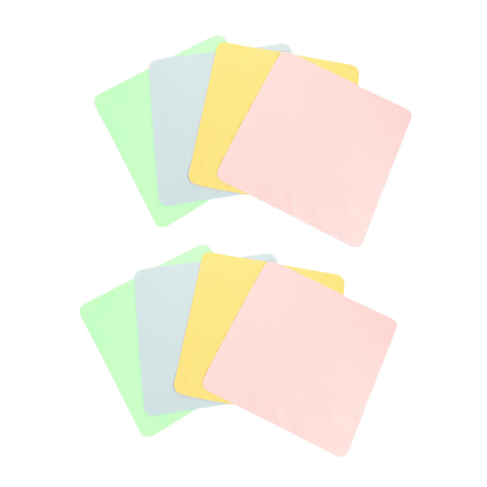 10pcs Microfiber Eyeglass Cleaning Cloths Lint Reusable for Glasses Screens and Jewelry