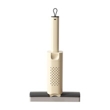 Mini Self Squeezing Sponge Mop for Small Spaces, Foldable Wet Dry Cleaning with Replaceable Head