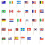 100Pcs Multicolor International Flag Toothpicks-Argentina 2
