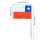 100Pcs Multicolor International Flag Toothpicks Cupcake-wells 6