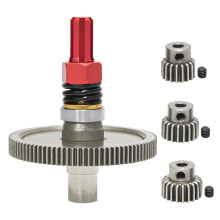 RC Slipper Gear Set 91T Metal Differential Upgrade for Arrma Senton 1/10 RC Car Red Durable Performance