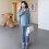 Women Maternity Sweatshirt Breathable Fabric Oversized-XL Gray 4