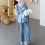 Women Maternity Sweatshirt Breathable Fabric Oversized-XL Gray 6