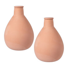 Ollas de riego de arcilla, 1 L, paquete de 2, riego subterráneo