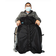 Thick Plush Wheelchair Blanket with FullLength Zipper, Warm Fleece Lap Cover for Adults and Winter Use