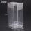 10 Pack 1/64 Scale Model Car Display Case Clear PVC Box for Diecast Models, Stackable and Durable 5