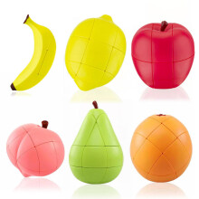 6PCS Fruit Fidget Toys Set, FruitInspired Puzzle Cubes for Stress Relief and Sensory Fun for Kids and Adults