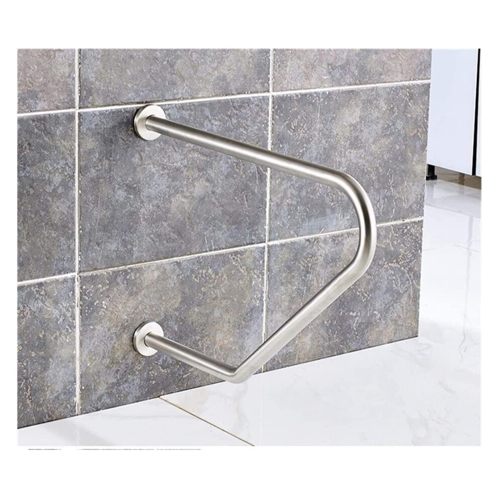 Grab Bars for Bathroom Stainless Steel Toilet Safety Rail with Stable Dual Mount and AntiSlip Grip