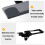 Under Desk Keyboard Tray Ergonomic Adjustable Design 360 Rotating Computer Stand for Office 3