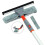 Extendable Window Cleaning Squeegee with Telescopic Pole, Adjustable Blade Angle, PackageB 1
