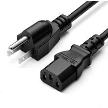 AC Power Adapter for LG TV 12 Ft 3 Prong Extension Cord, Reliable Power Delivery and Safety Protection