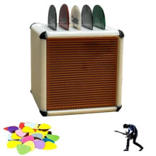 Mini Guitar Amp Pick Holder  3D Printed Compact Pick Organizer Funny Gift for Guitar Players