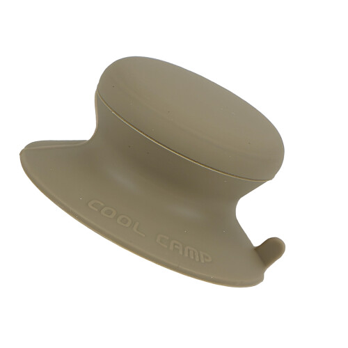 Kitchen Handle Cookware Knob Cover Glass Bottom Cover-khaki