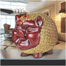 Large Resin Piggy Bank for Kids and Adults, Decorative Oversized Coin Bank with Large Capacity and EyeCatching Color Design