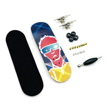 Wooden Fingerboard Pro Model with Precision Bearing Wheels, Durable Mini Skateboard for Smooth Trick Training (2 Pack)