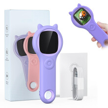 500x Kids Microscope with Builtin LED Light, Handheld Compact Design for Children, Purple