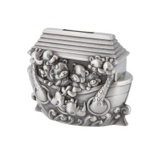 Noah's Ark Piggy Bank for Kids Metal Cartoon Animal Money Box Gift for Birthday Holiday Home Decor