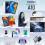 2025 10.1 Inch Android 15 Tablets 20GB+64GB/1TB 5000mAh Tablet PC Dual Camera 2