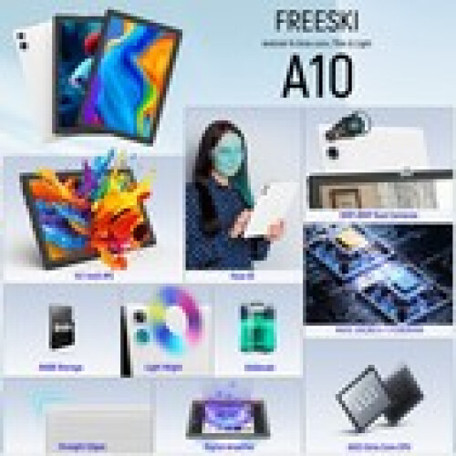 2025 10.1 Inch Android 15 Tablets 20GB+64GB/1TB 5000mAh Tablet PC Dual Camera 1