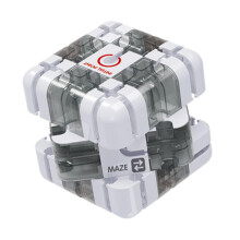 3D Maze Puzzle Cube with Roller Ball, Labyrinth Puzzle Toy for Adults and Kids, Fun Brain Teaser Game for Party and Family Gathering